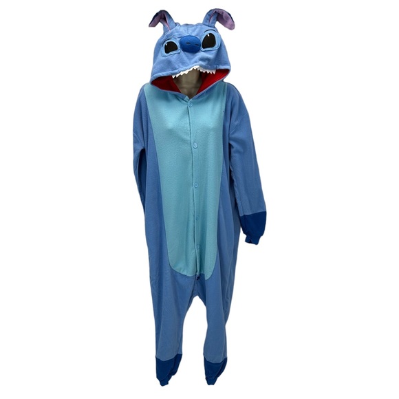 Heyco Other - Heyco Stich Onesie Animal Pajamas Cosplay Costume - Blue - size Medium